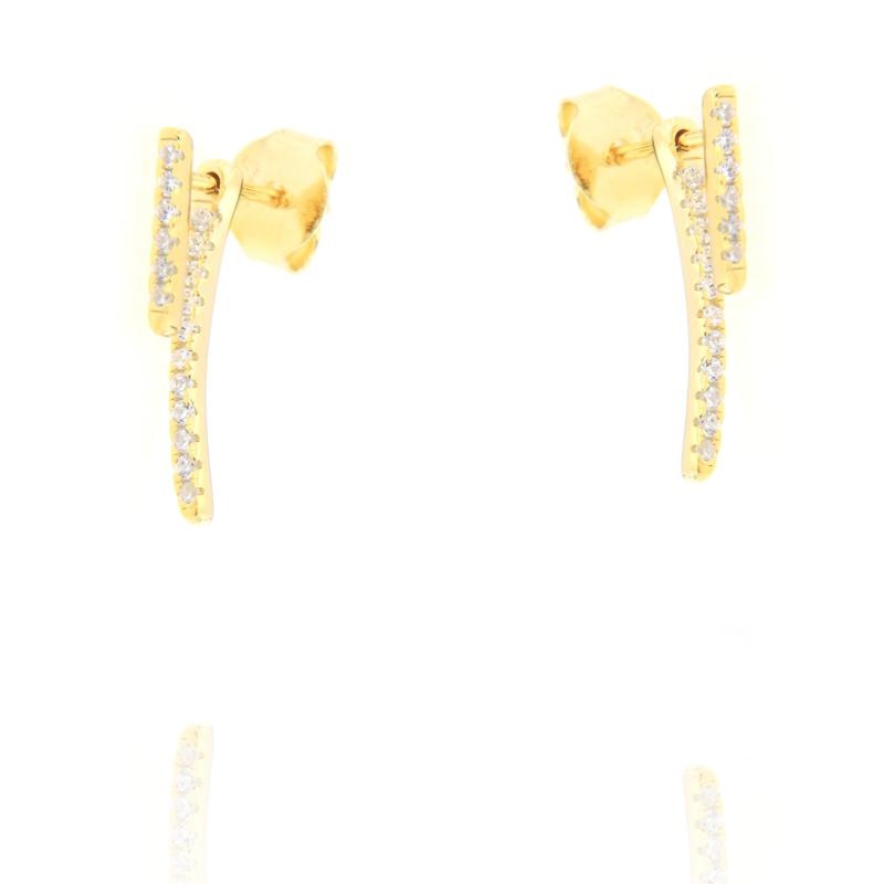 ORECCHINO ARGENTO ZIRCONE 3PZ