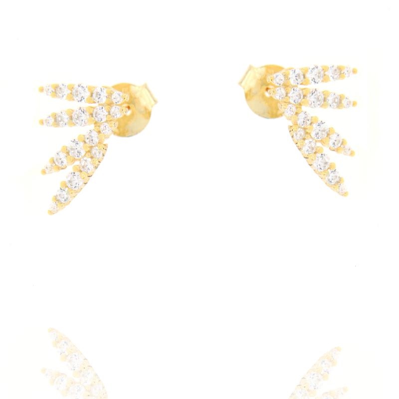ORECCHINO ARGENTO ZIRCONE 3PZ