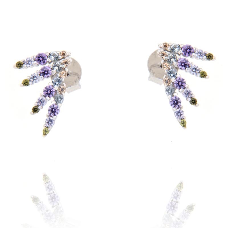 ORECCHINO ARGENTO ZIRCONE 3PZ