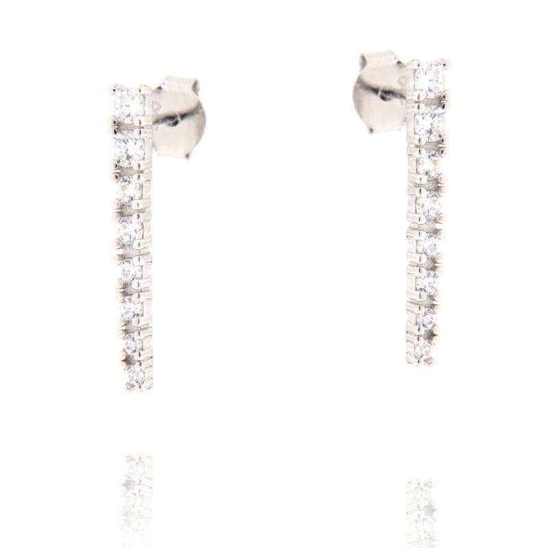 ORECCHINO ARGENTO ZIRCONE 3PZ