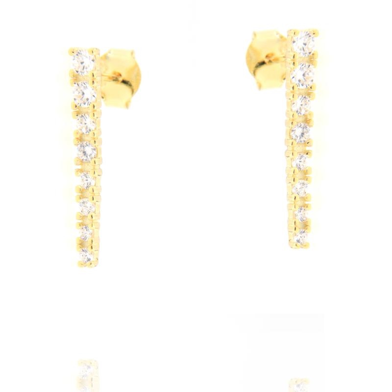 ORECCHINO ARGENTO ZIRCONE 3PZ