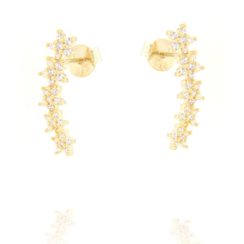 ORECCHINO ARGENTO ZIRCONE 3PZ