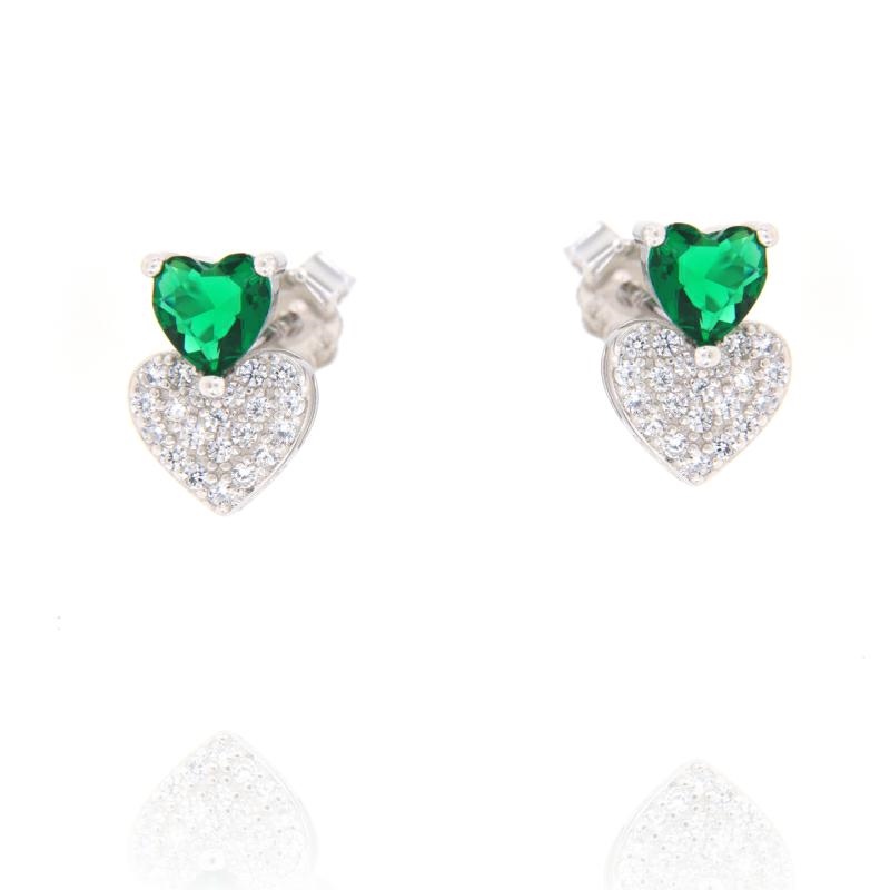 ORECCHINO ARGENTO ZIRCONE 3PZ