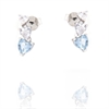 ORECCHINO ARGENTO ZIRCONE 3PZ