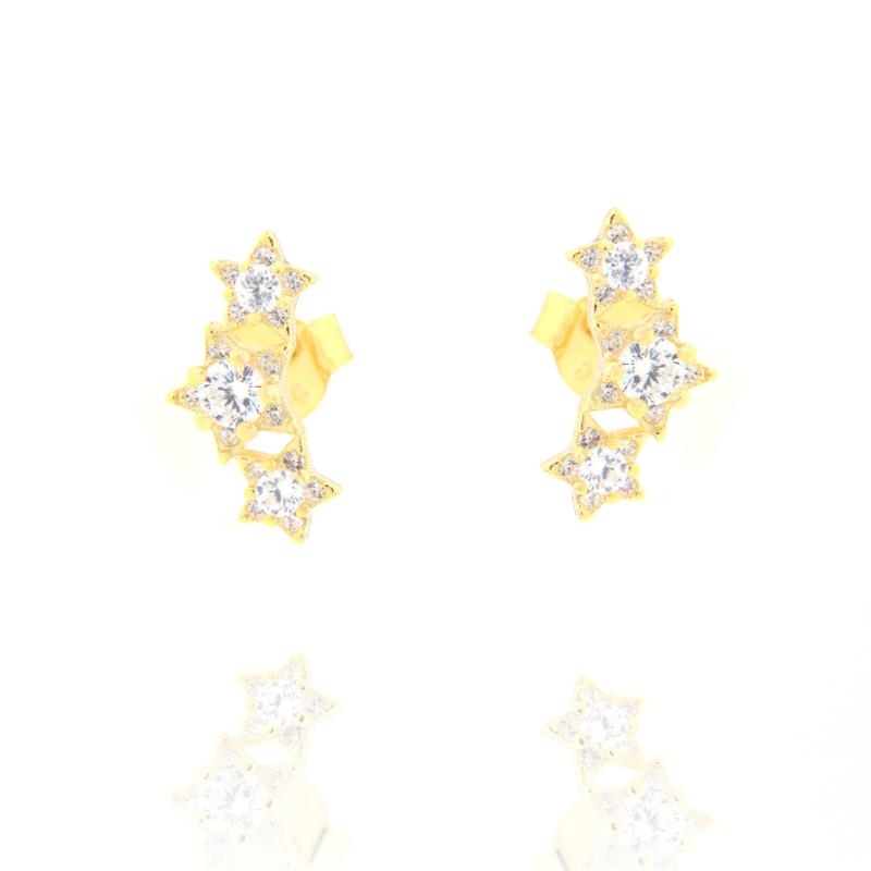 ORECCHINO ARGENTO ZIRCONE 3PZ