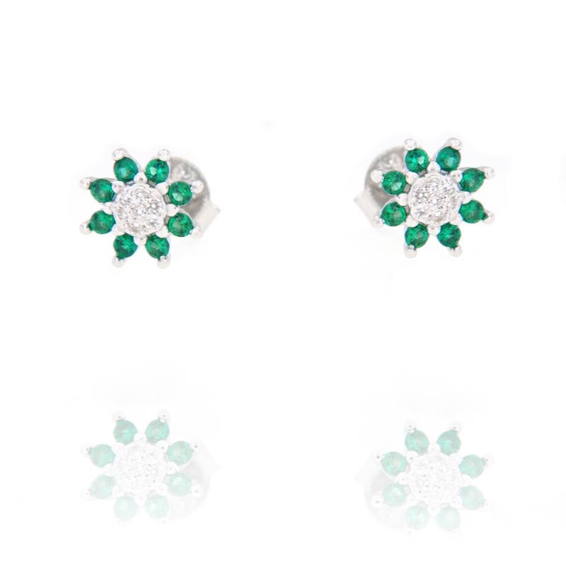 ORECCHINO ARGENTO ZIRCONE 3PZ