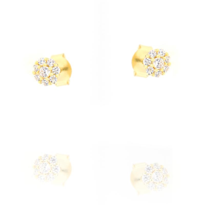 ORECCHINO ARGENTO ZIRCONE 3PZ