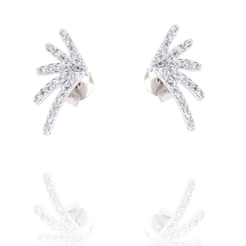 ORECCHINO ARGENTO ZIRCONE 3PZ