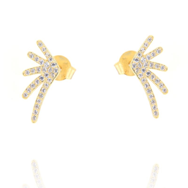 ORECCHINO ARGENTO ZIRCONE 3PZ