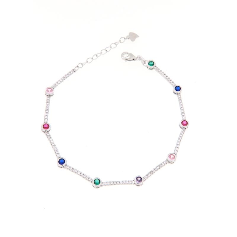 BRACCIALE ARGENTO ZIRCONE