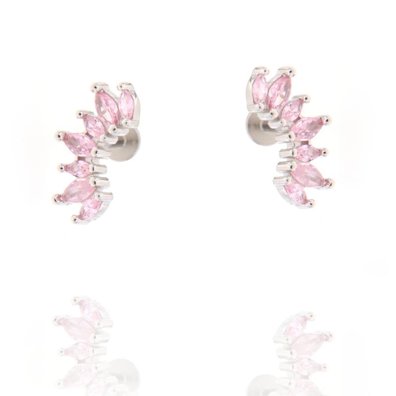 PIERCING ARGENTO ZIRCONE 3PZ