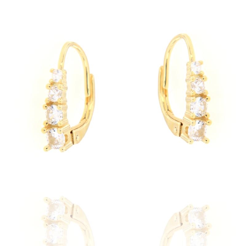 ORECCHINO ARGENTO ZIRCONE 3PZ
