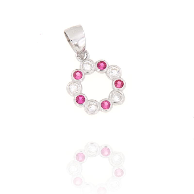 CIONDOLO ARGENTO ZIRCONE