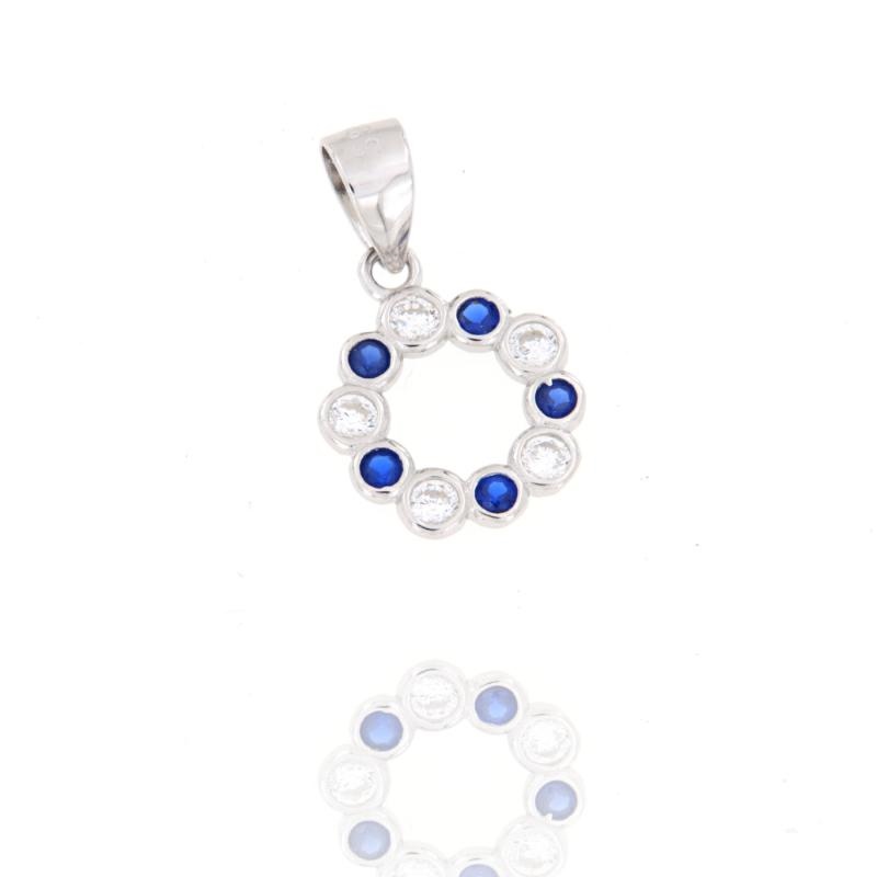 CIONDOLO ARGENTO ZIRCONE