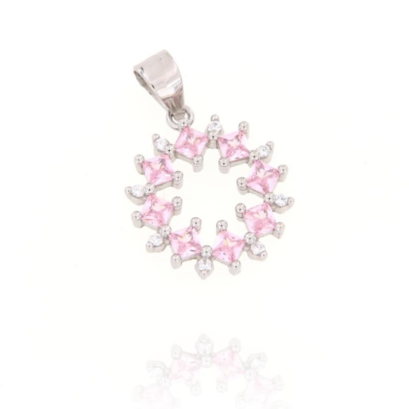 CIONDOLO ARGENTO ZIRCONE