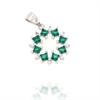 CIONDOLO ARGENTO ZIRCONE