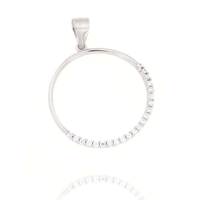 CIONDOLO ARGENTO ZIRCONE
