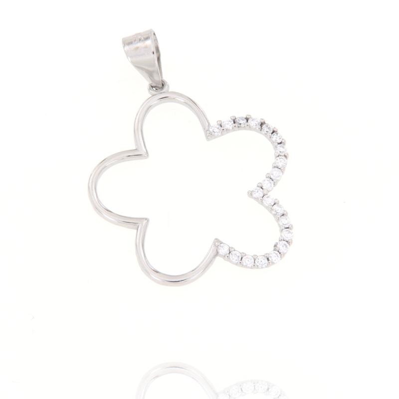 CIONDOLO ARGENTO ZIRCONE