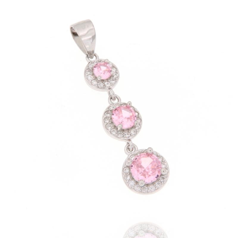 CIONDOLO ARGENTO ZIRCONE