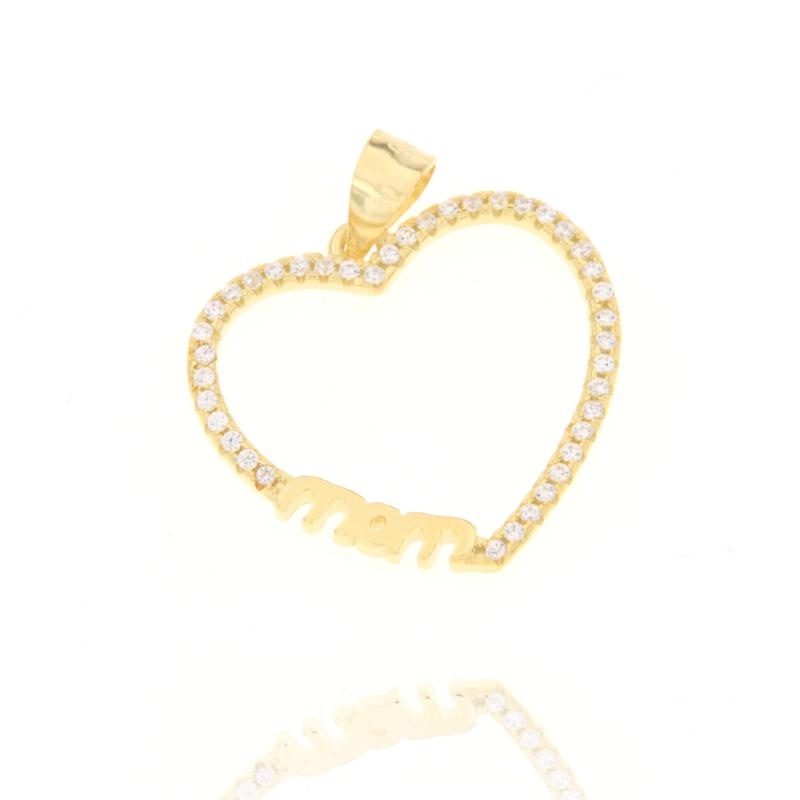 CIONDOLO ARGENTO ZIRCONE