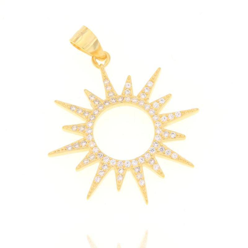 CIONDOLO ARGENTO ZIRCONE