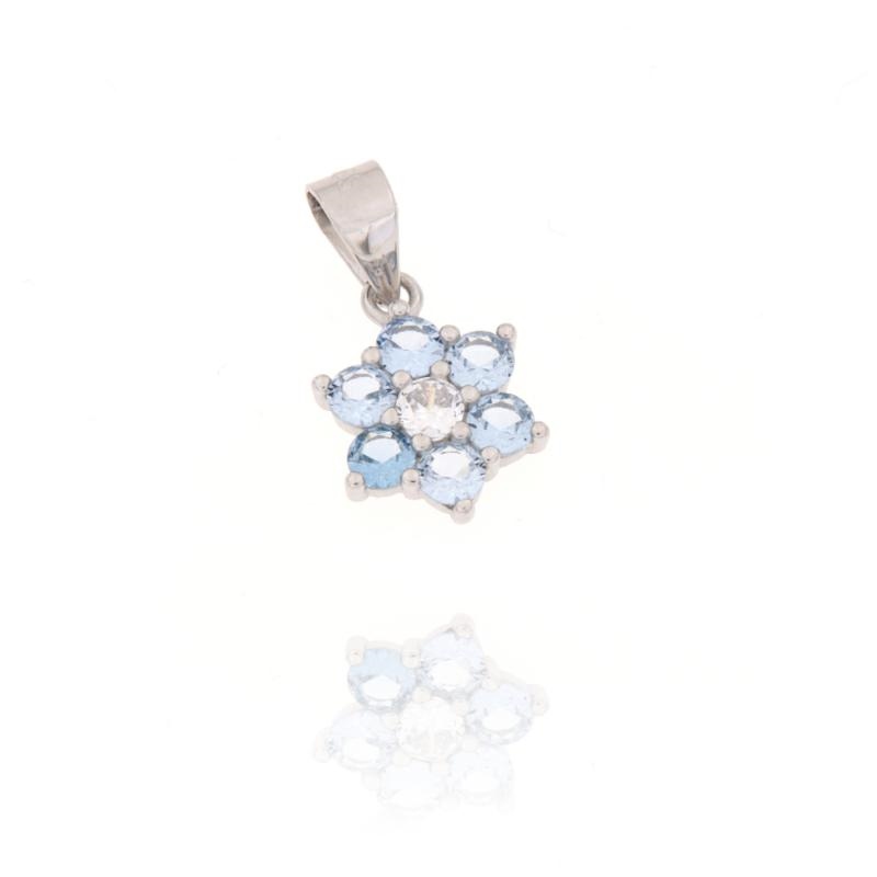 CIONDOLO ARGENTO ZIRCONE