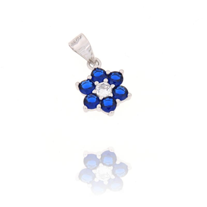 CIONDOLO ARGENTO ZIRCONE