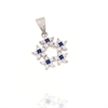 CIONDOLO ARGENTO ZIRCONE