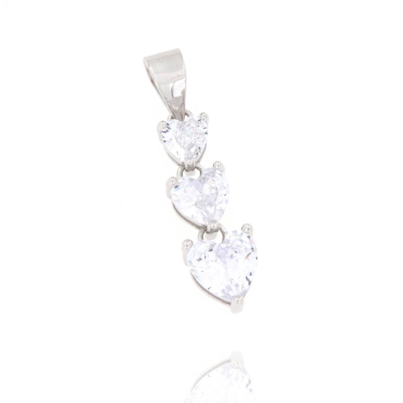 CIONDOLO ARGENTO ZIRCONE