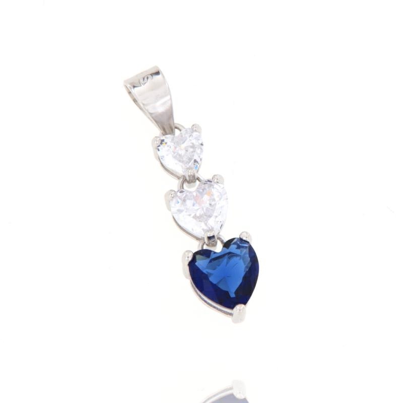 CIONDOLO ARGENTO ZIRCONE