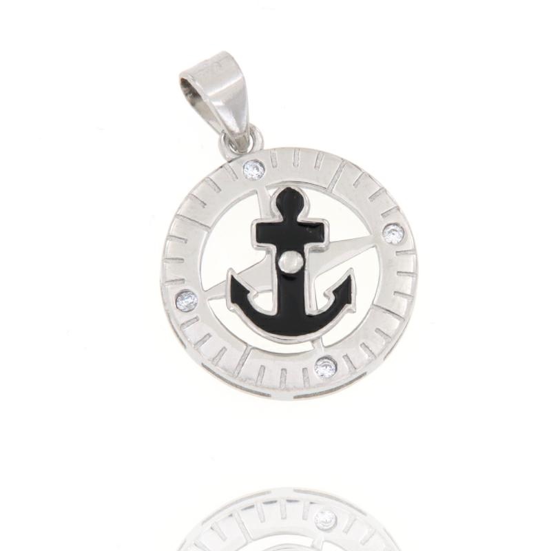 CIONDOLO ARGENTO ZIRCONE