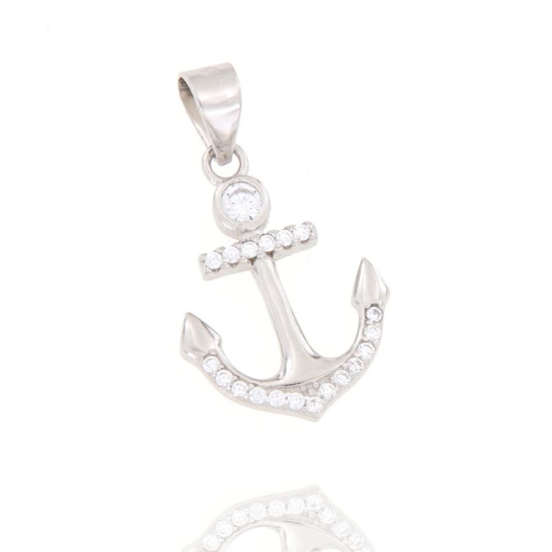CIONDOLO ARGENTO ZIRCONE