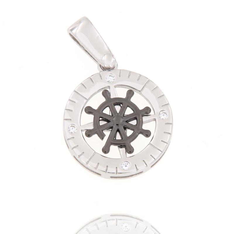 CIONDOLO ARGENTO ZIRCONE