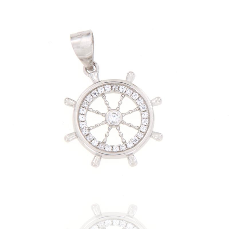 CIONDOLO ARGENTO ZIRCONE