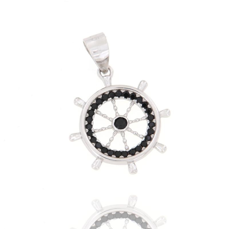 CIONDOLO ARGENTO ZIRCONE