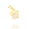 CIONDOLO ARGENTO ZIRCONE