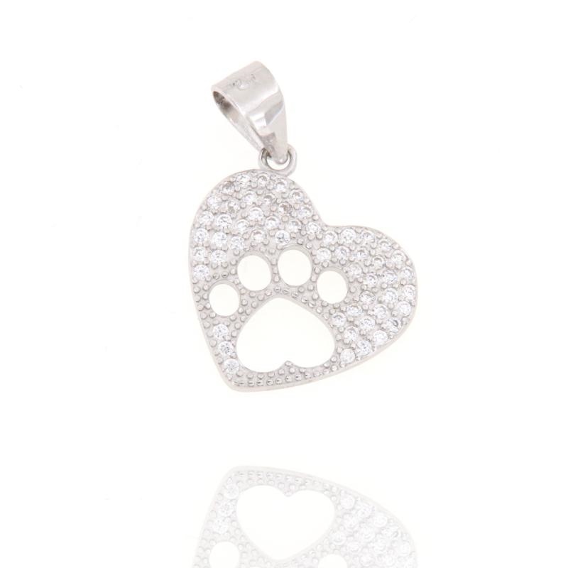 CIONDOLOA ARGENTO ZIRCONE