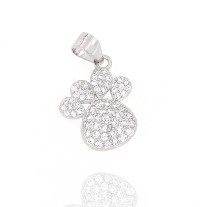 CIONDOLO ARGENTO ZIRCONE