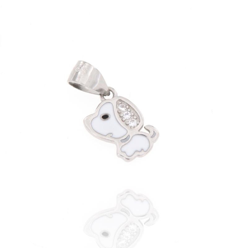 CIONDOLO ARGENTO ZIRCONE