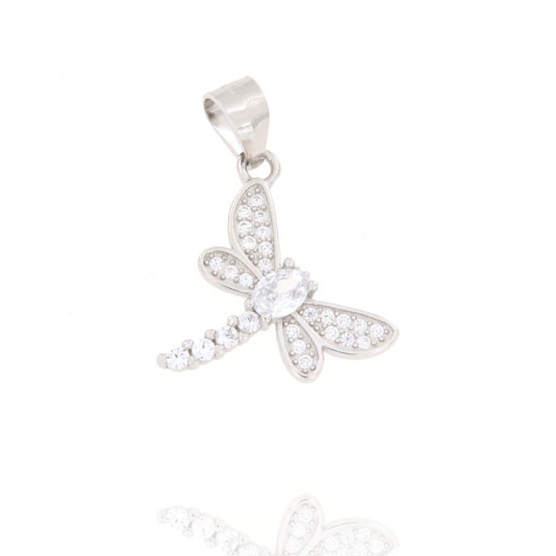CIONDOLO ARGENTO ZIRCONE