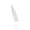 CIONDOLO ARGENTO ZIRCONE
