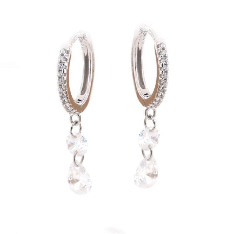 ORECCHINO ARGENTO ZIRCONE