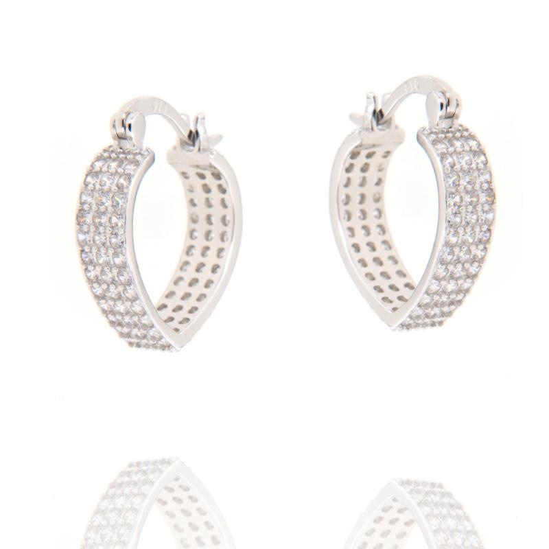 ORECCHINO ARGENTO ZIRCONE