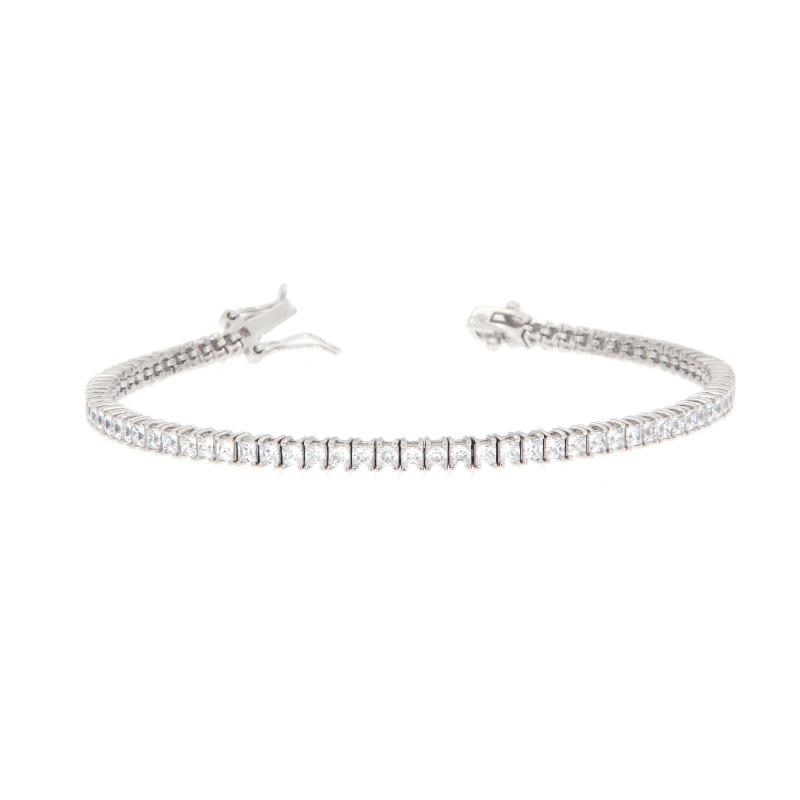 BRACCIALE ARGENTO ZIRCONE TENNIS