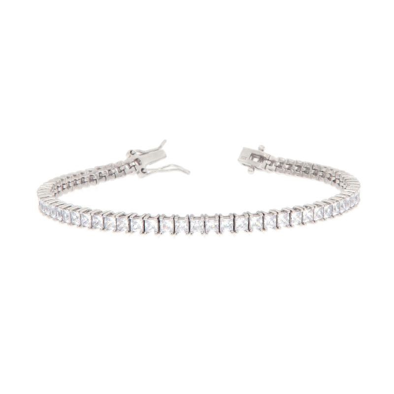 BRACCIALE ARGENTO ZIRCONE TENNIS