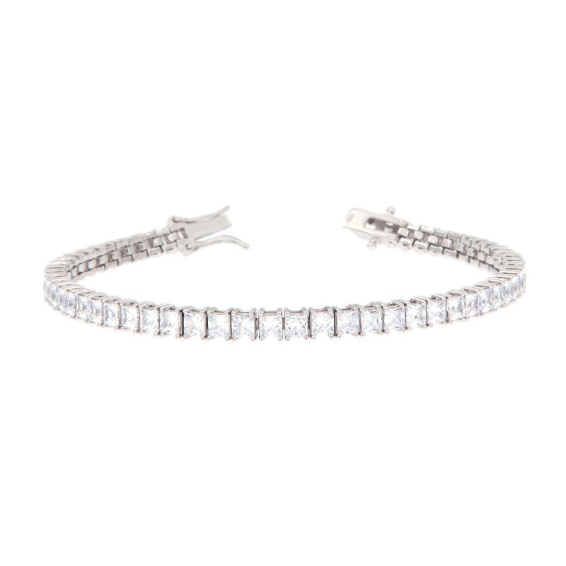 BRACCIALE ARGENTO ZIRCONE TENNIS