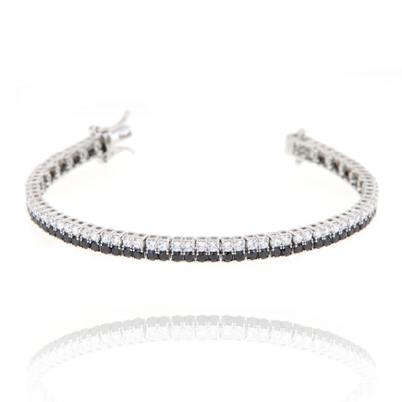 BRACCIALE ARGENTO ZIRCONE TENNIS