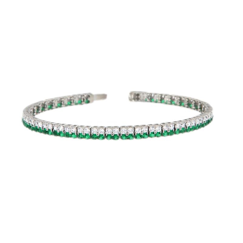 BRACCIALE ARGENTO ZIRCONE TENNIS