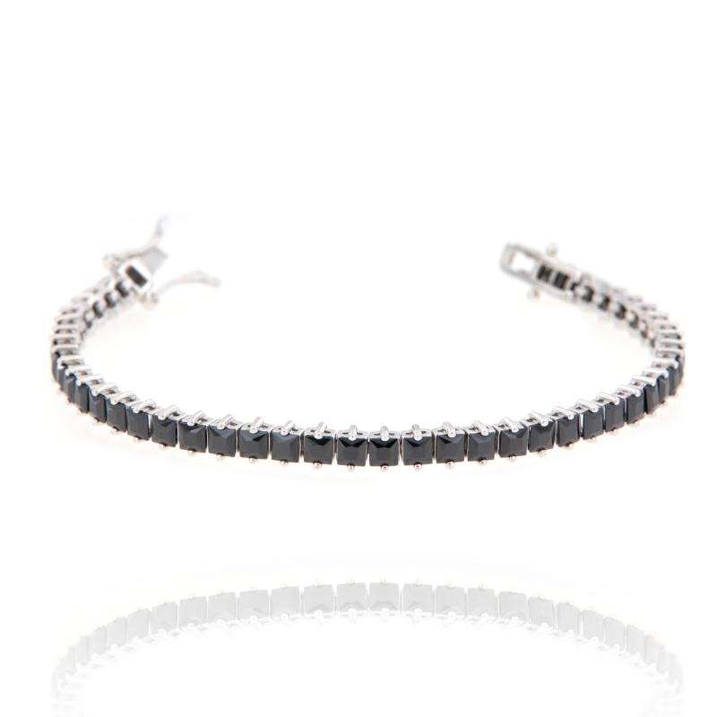 BRACCIALE ARGENTO ZIRCONE TENNIS