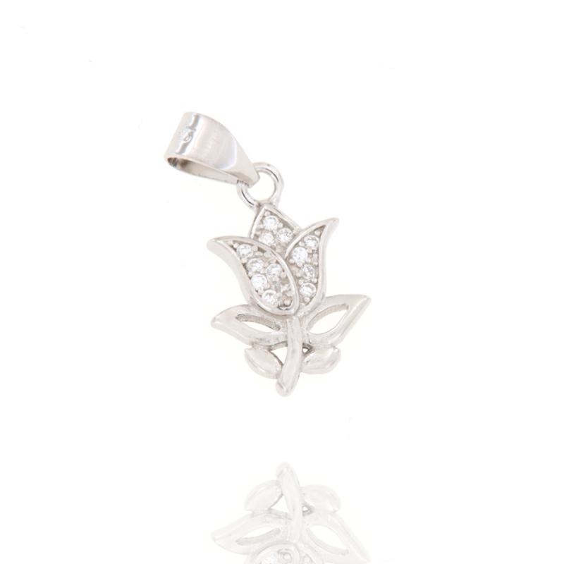 CIONDOLO ARGENTO ZIRCONE